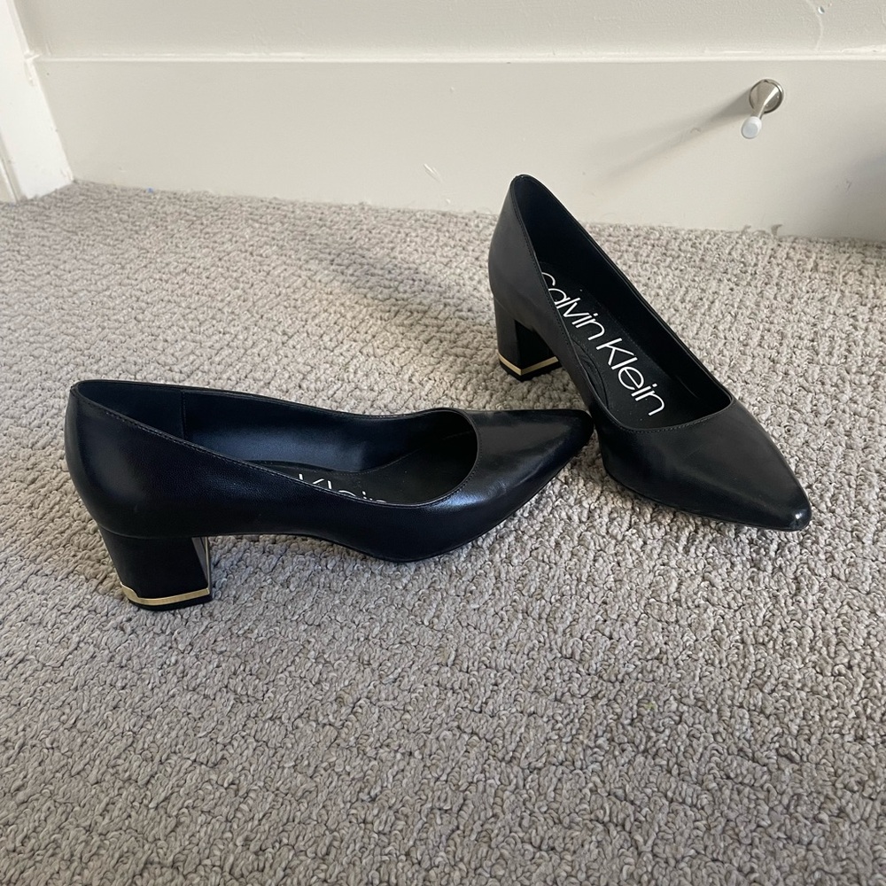 Calvin Klein Demi Block Heel